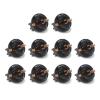 Teybouk 10 PCS T10 Twist Lock Socket, Wedge Dash Light Bulbs Base, 0.71In Instrument Bulbs Socket, Universal Panel Dash Holder for Most Cars (Black) view 1