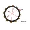 5PCS Motorcycle Engine Parts Clutch Friction Plates Kit For RG80C RM80 RC11 RC12A TS80X RM85 DR125SM TS125ER TS1252 view 3