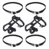 MAGICLULU Professional Bike Toe Cage and Pedal Straps Set, Wear-Resistant Nylon Toe Clips with Adjustable Straps, Lightweight 148g, Compatible and Road Bikes for Cycling Pedal Control view 1