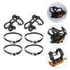 MAGICLULU Professional Bike Toe Cage and Pedal Straps Set, Wear-Resistant Nylon Toe Clips with Adjustable Straps, Lightweight 148g, Compatible and Road Bikes for Cycling Pedal Control view 2