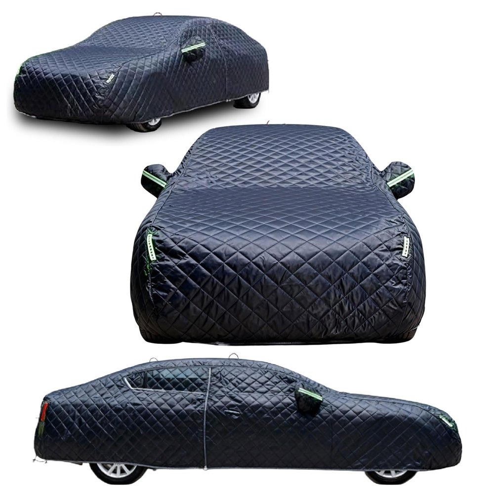 Hail Protector Car Cover Compatible with 2020-2023 Volkswagen ID.4/ID5,Thickened Full Car Cover Waterproof All Weather for Automobiles, Outdoor with Door Zipper al14