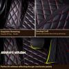 Custom Floor Mats for KIA Seltos,2023,Tailored Car Floor Mats,Waterproof and Skid-Proof Full Set,Soft Faux Leather Finish,3D Edge Protection,Easy-Clean Design view 3