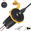 STARGEAR for Starlink Mini 12V Adapter,RV Pass Through Power Socket with DC view 1