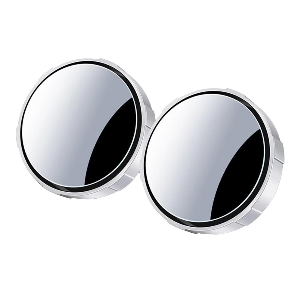 Fit For Volkswagen Transporter T5 Caravell 2004-2015,Spot Mirrors for Cars,Round HD Glass Convex 360 Wide Angle Side Rear View Mirror HD Glass with ABS Housing