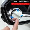 Fit For Volkswagen Transporter T5 Caravell 2004-2015,Spot Mirrors for Cars,Round HD Glass Convex 360 Wide Angle Side Rear View Mirror HD Glass with ABS Housing view 3