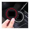 2-Pack Cup Holder Coaster Pad fit for FX35 Q50 G37 Q30 ESQ QX50 QX60 QX70 JX35 | Universal Water Bottle Holder Mat Insert, Non-Slip & Easy Clean(Blue) view 3