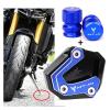 Body & Frame Parts Compatible With MT-10 FZ10 2016-2024 MT10 SP Motorcycle Accessories CNC Tire Valve Caps Kickstand Side Stand Extension(Valve caps-Red) view 2