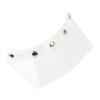 Estink Universal 5 Snap Visor, Polycarbonate, Lightweight Flip Up Visor for Open Face Helmets, Ideal for Riders and Outdoor Enthusiasts (White) view 3