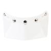 Estink Universal 5 Snap Visor, Polycarbonate, Lightweight Flip Up Visor for Open Face Helmets, Ideal for Riders and Outdoor Enthusiasts (White) view 4