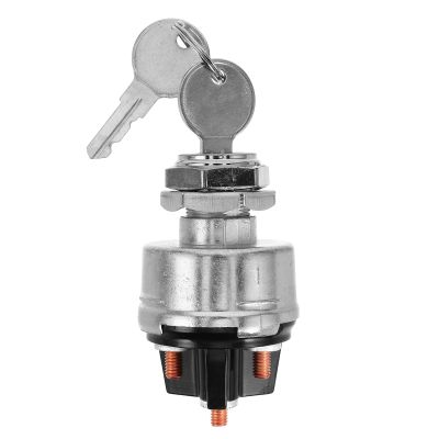 Healvian Heavy Duty Ignition Switch 4-Position Starter Switch for Trucks Tractors and Farm Vehicles with Heat Shrink Terminal Compatible for Automotive Replacement