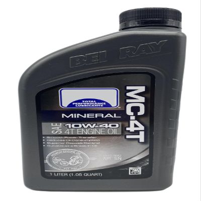 Premium 10W40 4 Stroke Engine Oil (Liter Bottles) Mineral Grade MC-4T 99401-BT1LA For BelRay Motorcycle ATV UTV SXS Engines (2)