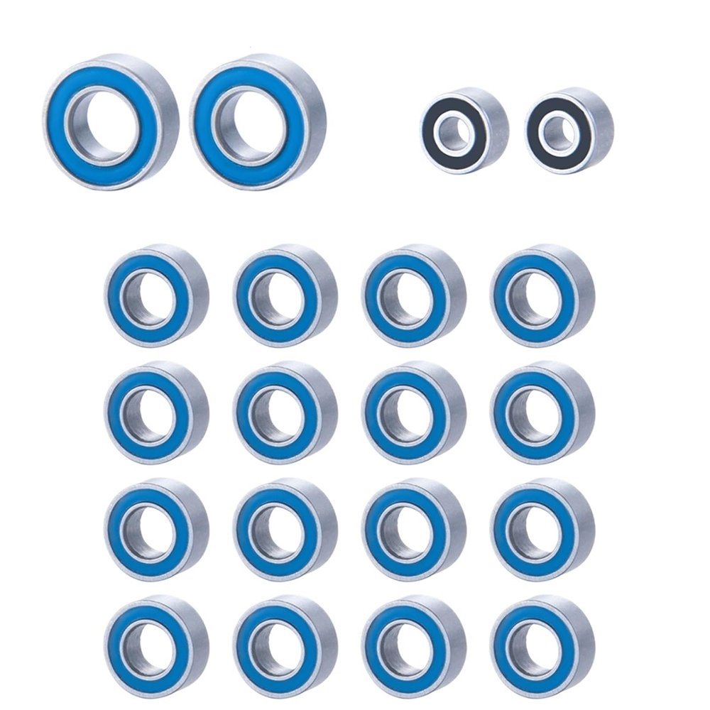 20PCS Sealed Bearing Set 1/24 Micro Crawler for Axial SCX24 for Gladiator Ball Bearings Parts confident