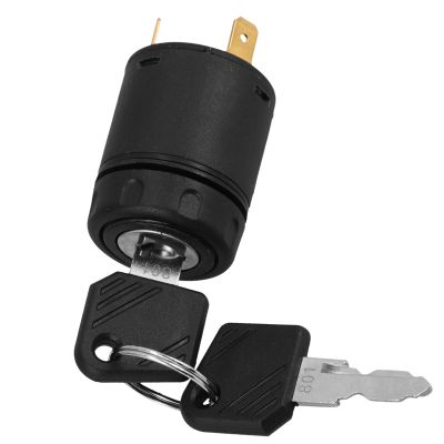 PRETYZOOM Ignition Switch with Key for Forklift Replacement Electrical Starter Keyed Ignition Switch Jk801 Compatible with Lind Forklift Mobility Vehicle