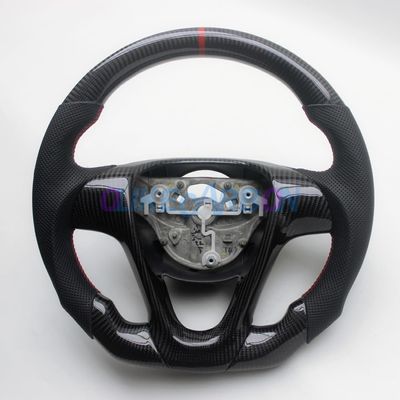 Replacement Real Carbon Fiber Leather Steering Wheel Compatible With Smart Fortwo 451