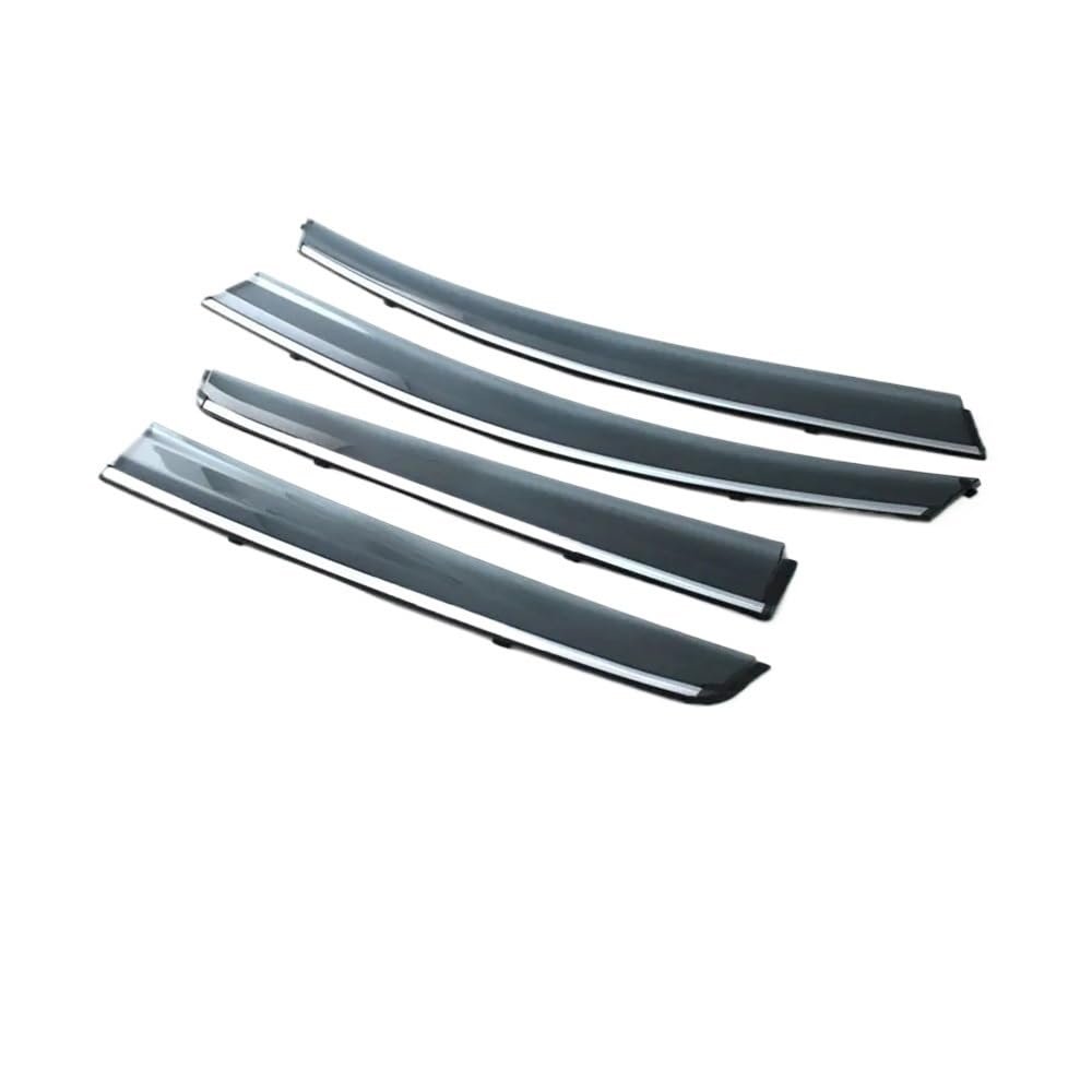 CLNXMT Window Rain Guard Visors Compatible for Honda City 2009 2010 2011 2012 2013 2014 Side Deflector Door Visor Vent Shades Sun SUNZ