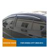 CLNXMT Window Rain Guard Visors Compatible for Honda City 2009 2010 2011 2012 2013 2014 Side Deflector Door Visor Vent Shades Sun SUNZ view 2