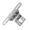 Craedli Trailer License Plate Bracket Frame, Universal Aluminum License Plate Holder with Light Mount Hole, Heavy-Duty Car Tag Bracket Trailer Mount Plate Frame for Cars Trucks RVs Boats (Silver) view 1