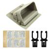 TNJPSEK Fuse Box Coin Container Storage Tray with Panel Latch Clip, Interior ABS Beige Organizer Compatible with Subaru Impreza XV Crosstrek Forester Legacy Outback WRX STI Ascent LHD view 1