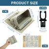 TNJPSEK Fuse Box Coin Container Storage Tray with Panel Latch Clip, Interior ABS Beige Organizer Compatible with Subaru Impreza XV Crosstrek Forester Legacy Outback WRX STI Ascent LHD view 2
