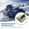 TNJPSEK Fuse Box Coin Container Storage Tray with Panel Latch Clip, Interior ABS Beige Organizer Compatible with Subaru Impreza XV Crosstrek Forester Legacy Outback WRX STI Ascent LHD view 3