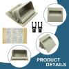 TNJPSEK Fuse Box Coin Container Storage Tray with Panel Latch Clip, Interior ABS Beige Organizer Compatible with Subaru Impreza XV Crosstrek Forester Legacy Outback WRX STI Ascent LHD view 4