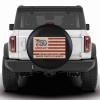 KafePross We The People Vintage American Flag Spare Tire Cover Independence of USA 1776-2026 American Flag Wheel Protectors Waterproof Tire Cover Fit for RV SUV Truck Travel Trailers 16" view 1