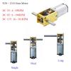 DC3V 6V 12V N20-1218 Mini N20 Gear Motor Single/Dual/Long Shaft 4RPM-381RPM Slow Speed Torque 1Pcs(A 4RPM-16RPM,Dual Shaft) view 2