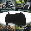 Qalvona Motorcycle Double Layer Seat Cushion, Breathable Anti Slip Seat Pad L Size, Black - Heat Dissipation, Shock Absorption, Comfortable Fit for Street and Off Road Vehicles view 4