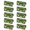 AS Axis Spindleon 10pcs Car Dashboard Fascia Metal Trim Clips 3B0867190 Compatible with VW Golf view 1