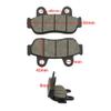 Motorcycle Brake Discs Pads Compatible with Lead 110 NHX110 2008-2010 SPACY 100 SCR100 2003-2007 Fits Multiple Models view 4