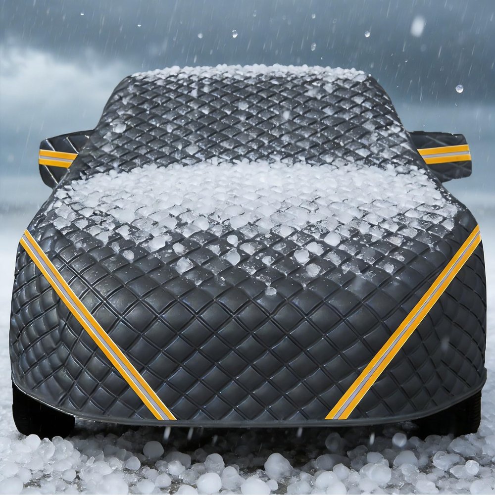 Hail Protector Car Cover Compatible with Opel Cascada Cabriolet 2013-2025 Full Cover,Winter Thicken Anti Hail Automobile Waterproof Snow Rain UV All Weather