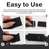 2PCS 0.98in12Ft Lashing Straps with Buckles,Durable Reusable Tie Down Straps Used to Fix Items,Adjustable Cam Buckle Cinch Strap Car Accessories for Cargo,Roof Rack,Trailer view 4