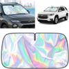 for Chevy Traverse 2018-2025 Windshield Sun Shade - Foldable Windshield Cover Sun Shade for Traverse Accessories Protect Car from Sun Rays Overlapping UV Reflective Window Sunshade view 1