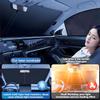 for Chevy Traverse 2018-2025 Windshield Sun Shade - Foldable Windshield Cover Sun Shade for Traverse Accessories Protect Car from Sun Rays Overlapping UV Reflective Window Sunshade view 3