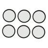Balacoo Auxiliary Blind Spot Mirror Small round Rear View Mirror with Black Frame 3-pair Set for Enhanced Driving Safety view 1