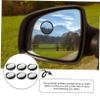 Balacoo Auxiliary Blind Spot Mirror Small round Rear View Mirror with Black Frame 3-pair Set for Enhanced Driving Safety view 3