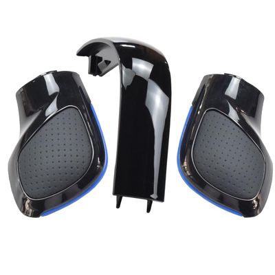 Kakulkomen Leather DSG Gear Shift Knob Gear Side Cover DSG Emblem for VW Golf 6 7 R GTI Passat B7 B8 CC R20 Jetta MK6 GLI Car Parts (2 pcs)