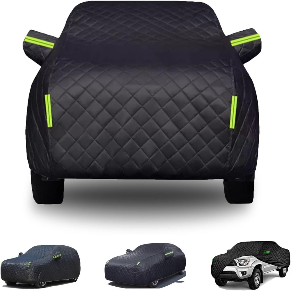 Heavy Duty Hail Protection Car Cover Compatible with Maserati GranTurismo S Q4, All Weather Waterproof Hail Car Cover, Anti-Hail Windproof Scratch Resistant Outdoor I915W