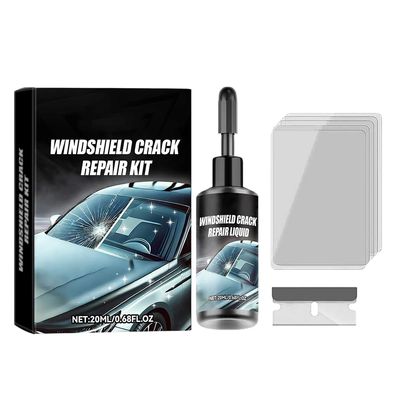 BTDECLAR Windshield Crack Repair Kit, 2026 New Upgrade Glass Repair Liquid for Cracks and Chips, Rock Windshield Chip Repair Kit for Fix Windows, Mirrors, Glasses, All Crack Types (1pc)