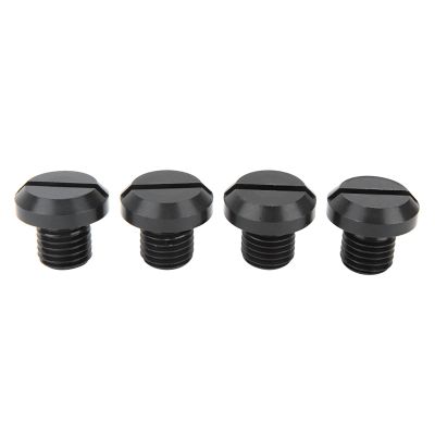 Dioche Motorcycle Mirror M10x1.25 Mirror Hole Plugs for Hypermotard & More | Lightweight 6063-T6 Aluminum | Easy Installation - 2 Pairs Included | Motorcycle Accessories