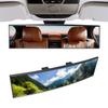 NINGFIST Broadway Panoramic Rear View Mirror Wide Angle Car Mirror Blind Spot Convex Rearview Mirror Essential Rear View Mirror Accessories for Cars SUV Trucks Vehicles (270mm-White) view 1