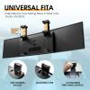 NINGFIST Broadway Panoramic Rear View Mirror Wide Angle Car Mirror Blind Spot Convex Rearview Mirror Essential Rear View Mirror Accessories for Cars SUV Trucks Vehicles (270mm-White) view 4