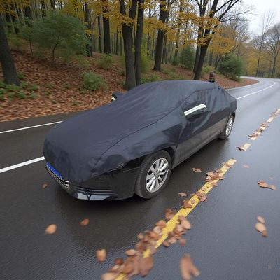 Half car Cover for Kia Ceed 3(2018-2021) Snow Cover for car,Portable Waterproof Shield with Fixed Straps,Sunroof and Windshield Cover for Ice and Snow.