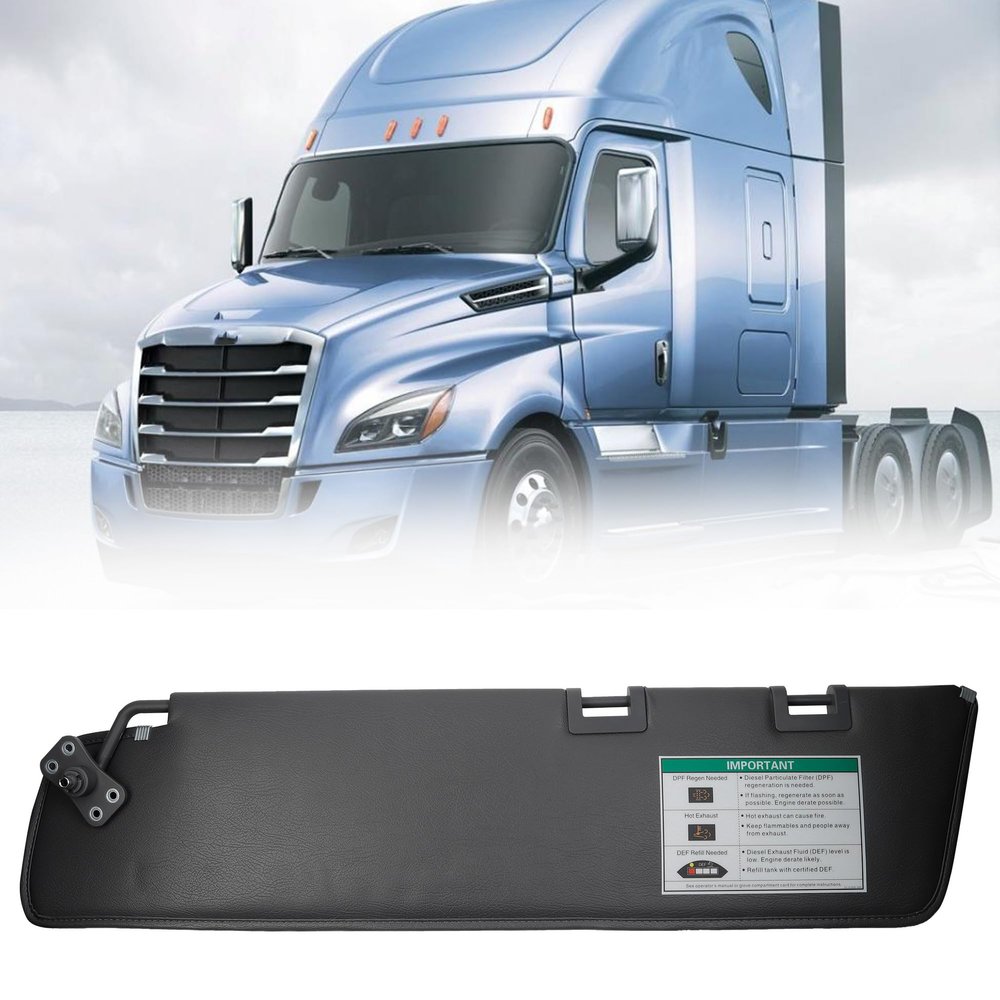 Dasbecan Left Sun Visor Compatible with Freightliner Cascadia 2007.6-2017