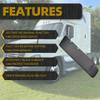 Dasbecan Left Sun Visor Compatible with Freightliner Cascadia 2007.6-2017 view 3