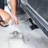 Sosoport Trailer Jack Foot Plate with Mounting Base for Rv and Camper Stabilizer Jacks Compatible with Trucks Removable Support Plate and Leveling view 3
