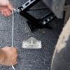 Sosoport Trailer Jack Foot Plate with Mounting Base for Rv and Camper Stabilizer Jacks Compatible with Trucks Removable Support Plate and Leveling view 4