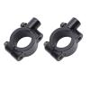 2PCS 25mm Motorcycle Handlebar Mirror Mount Holder Clamp Bracket Adapter Universal for Motorbike ATV Scooter Project Bikes (Black M8) view 3