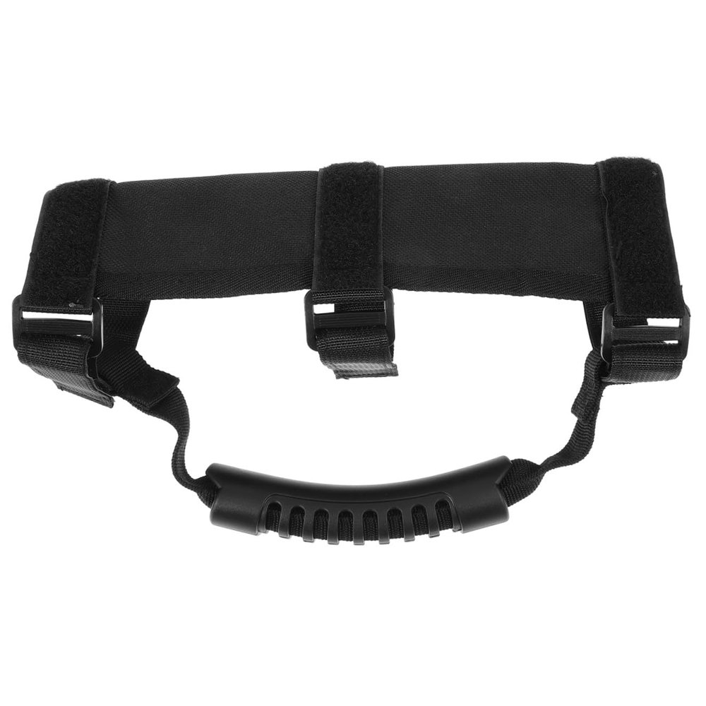 Hemobllo Vehicle Grab Handles Roll Bar Grip Wide Automotive Grab Handle for Off-Road SUV Convertible with Hook and Loop for Interior and Exterior Use