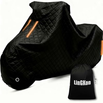 Motorcycle Dustproof Cover for Honda XR650R 2001-Present Thicken Hail Motorbike CoverVehicle Moped Scooter Covers Rain Sun Dust Wind Proof All-Around Protection-AS91